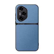 Per Honor 300 Pro Custodia per telefono antiurto magnetica in pelle Litchi con copertura completa (blu)