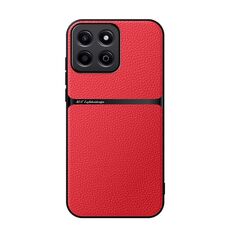 Per Honor Play 60 Plus / 200 Smart Litchi Leather Magnetic Full Coverage Antiurto Custodia per telefono (Rosso)