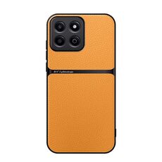 Per Honor Play 60 Plus / 200 Smart Litchi Leather Magnetic Full Coverage Antiurto Custodia per telefono (giallo)
