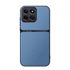 Per Honor Play 60 Plus / 200 Smart Litchi Leather Magnetic Full Coverage Antiurto Custodia per telefono (blu)