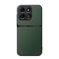 Per Honor X6b Custodia per telefono antiurto magnetica in pelle Litchi con copertura completa (verde)