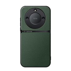 Per Honor X40 Custodia per telefono antiurto magnetica in pelle Litchi con copertura completa (verde)