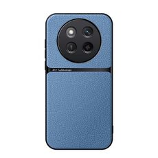 Per Honor X60 Pro Custodia per telefono antiurto magnetica in pelle Litchi con copertura completa (blu)