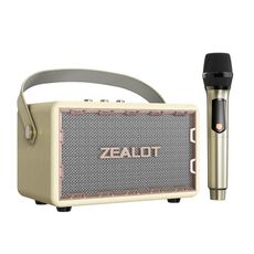 Zealot MT01M Retro Card Altoparlante portatile wireless Bluetooth con microfono (bianco)