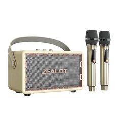 Zealot MT01M Retro Card Altoparlante portatile wireless Bluetooth con doppio microfono (bianco)