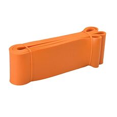 Fascia di resistenza in lattice per allenamento della forza, anello di resistenza per trazioni, anello assistito per yoga, fascia elastica, specifiche: 2080x4,5x83 mm, arancione
