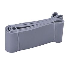 Fascia di resistenza in lattice per allenamento della forza, anello di resistenza per trazioni, anello assistito per yoga, fascia elastica, specifiche: 2080x4,5x102 mm, grigio