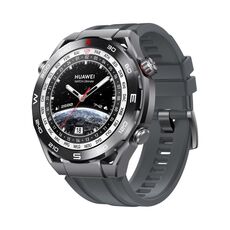 3 pezzi stile più lungo per Huawei Watch Ultimate cinturino di ricambio in silicone (grigio scuro)