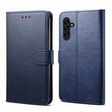 Per Samsung Galaxy A54 5G GUSSIM Custodia per telefono in pelle a conchiglia orizzontale (blu)