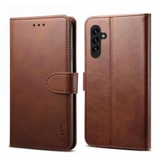 Per Samsung Galaxy A54 5G GUSSIM Custodia per telefono orizzontale in pelle a conchiglia (marrone)
