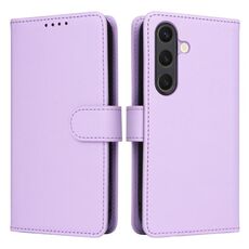 Per Samsung Galaxy S25 5G BETOPNICE BN-005 2 in 1 Custodia staccabile in vera pelle (viola chiaro)