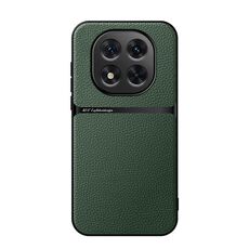 Per Redmi Note 14 Pro+ 5G Custodia per telefono antiurto magnetica in pelle Litchi a copertura totale (verde)