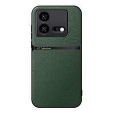Per vivo iQOO Neo8 / iQOO Neo8 Pro Custodia per telefono antiurto magnetica in pelle Litchi a copertura totale (verde)