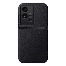 Per vivo iQOO 11 Pro Custodia per telefono antiurto magnetica in pelle Litchi con copertura completa (nera)