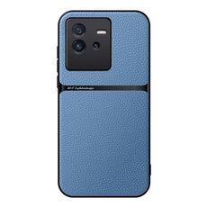 Per vivo iQOO Neo6 / iQOO Neo6 SE Custodia per telefono antiurto magnetica in pelle Litchi a copertura totale (blu)