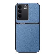 Per vivo S16 / S16 Pro Custodia per telefono antiurto magnetica in pelle Litchi a copertura totale (blu)