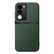 Per vivo S17 / S17 Pro Custodia per telefono antiurto magnetica in pelle Litchi a copertura totale (verde)