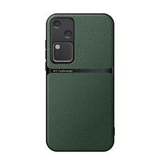 Per vivo S18 / vivo V30 Custodia per telefono antiurto magnetica in pelle Litchi a copertura totale (verde)