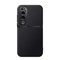 Per vivo S19 Pro / vivo V40 Custodia per telefono antiurto magnetica in pelle Litchi a copertura totale (nera)