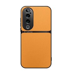 Per vivo S19 Pro / vivo V40 Custodia per telefono antiurto magnetica in pelle Litchi a copertura totale (giallo)