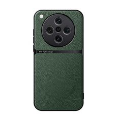 Per OPPO Find X8 Custodia per telefono antiurto magnetica in pelle Litchi con copertura completa (verde)