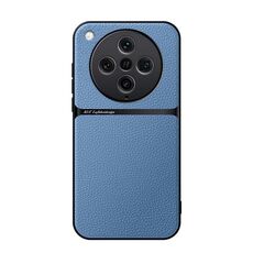Per OPPO Find X8 Pro Custodia per telefono antiurto magnetica in pelle Litchi con copertura totale (blu)