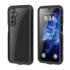 Per Samsung Galaxy A16 5G RedPepper IP68 Custodia impermeabile per telefono in TPU ibrida per PC (nero)