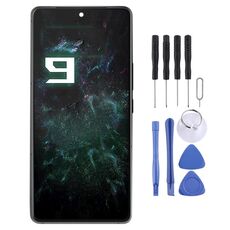 Per Asus ROG Phone 9 5G AMOLED Schermo LCD originale con digitalizzatore Assemblaggio completo (Nero)