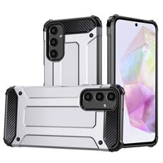 Per Samsung Galaxy S24 FE 5G Magic Armor TPU Hybrid PC Phone Case (Argento)