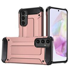 Per Samsung Galaxy S24 FE 5G Magic Armor TPU Hybrid PC Phone Case (oro rosa)