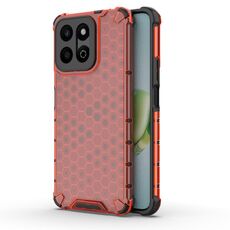 Custodia antiurto a nido d'ape per telefono Honor Play 60 Plus (rosso)