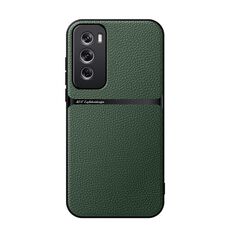 Per OPPO Reno12 Pro Custodia per telefono antiurto magnetica in pelle Litchi globale a copertura totale (verde)