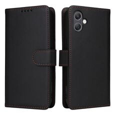Per Samsung Galaxy A06 4G BETOPNICE BN-005 2 in 1 Custodia staccabile in vera pelle per telefono (nero)