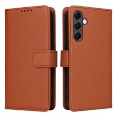 Per Samsung Galaxy A16 5G BETOPNICE BN-005 2 in 1 Custodia staccabile in vera pelle (marrone)