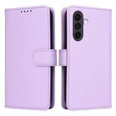 Per Samsung Galaxy A36 5G BETOPNICE BN-005 2 in 1 Custodia staccabile in vera pelle (viola chiaro)