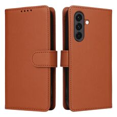 Per Samsung Galaxy A36 5G BETOPNICE BN-005 2 in 1 Custodia staccabile in vera pelle (marrone)