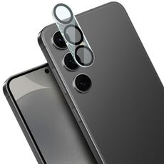 Per Samsung Galaxy S24 5G IMAK Pellicola in vetro per fotocamera posteriore integrata ad alta definizione, design Black Eye