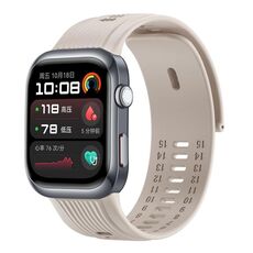 Per Huawei Watch D2 Cinturino da polso in silicone (grigio bianco)