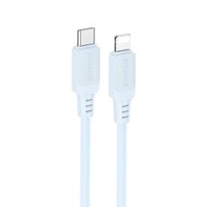 Borofone BX115 Lotto PD27W Cavo di ricarica rapida da tipo C a 8 pin, lunghezza: 1 m (blu)