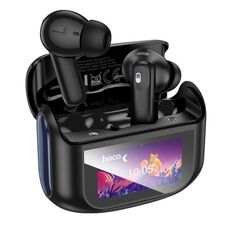 hoco EQ21 Sandy True Wireless ANC+ENC Auricolare Bluetooth touchscreen con riduzione del rumore (nero)