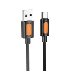 Borofone BX114 Structure Cavo dati di ricarica USB-Type-C 3A, lunghezza: 1 m (nero)