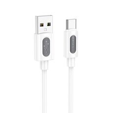 Borofone BX114 Structure Cavo dati di ricarica USB-Type-C 3A, lunghezza: 1 m (bianco)