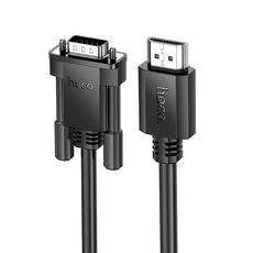 Cavo dati HDTV maschio-VGA maschio hoco US12, lunghezza: 2 m (nero)