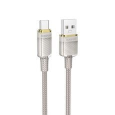 Borofone BU56 Succeed Cavo dati di ricarica USB-Type-C 3A, lunghezza: 1,2 m (grigio)