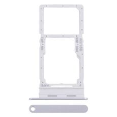 Per Samsung Galaxy A16 SM-A165F Vassoio scheda SIM originale + Vassoio scheda SIM / Micro SD (argento)