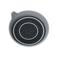 Car Bowl-shaped antiscivolo termoisolante doppio anello Water Coaster, colore: grigio