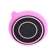 Sottobicchiere per acqua a forma di ciotola per auto, antiscivolo, termoisolante, a doppio anello, colore: rosa