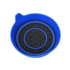 Car Bowl-shaped antiscivolo termoisolante doppio anello Water Coaster, colore: blu
