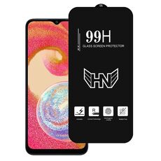 Per Samsung Galaxy A04e Pellicola in vetro temperato a schermo intero con grande arco in alluminio