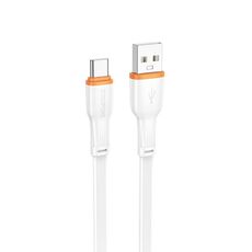 Borofone BX118 Esplendido Cavo dati di ricarica USB-Type-C 3A, lunghezza: 1 m (bianco)